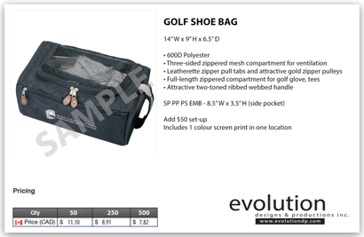 Golf Shoe Bag